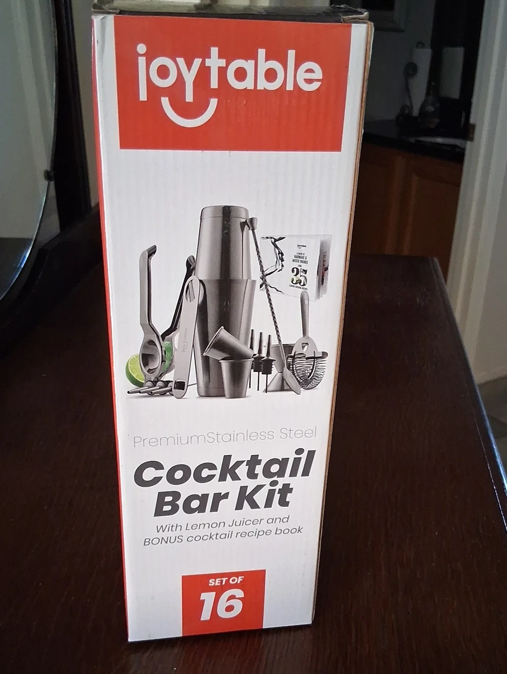 Stainless Steel Cocktail Bar Kit - Silver